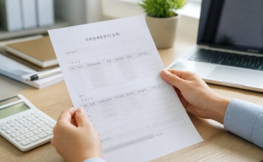 부모님 부양가족 등록 전 준비할 가족관계 증빙 서류