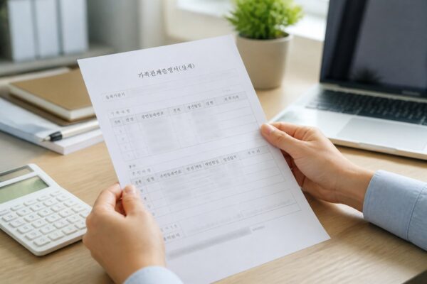 부모님 부양가족 등록 전 준비할 가족관계 증빙 서류